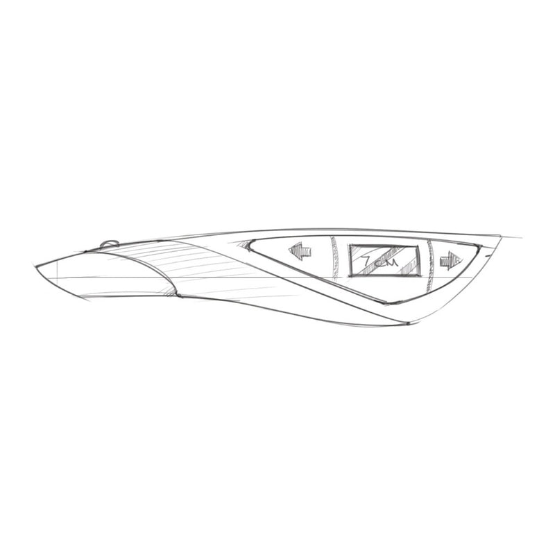 Depth readout: Display between advance and retract