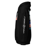 Algorithms Are Your Enemy Hoodie in black, left side view
