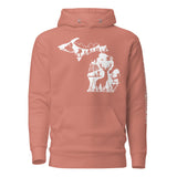 Michigan Outdoors Premium Hoodie in Dusty Rose, front view