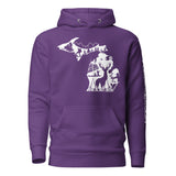 Michigan Outdoors Premium Hoodie in Purple, front view