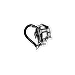 Detroit Heart Sticker - Forbes Design