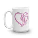 Pink Heart Mug - Forbes Design